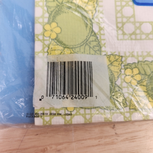 Vintage Retro MCM Daisy Lime Fruit Paper Placemats Green/ymYellow Lot of 17 - Picture 2 of 6